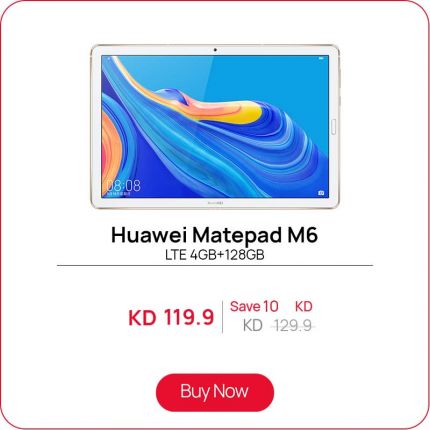 MediaPad M6 10.8-inch LTE 4GB+128GB