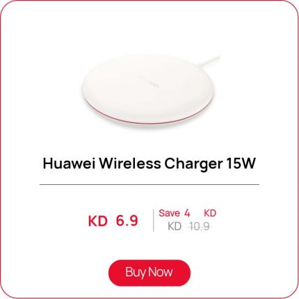 HUAWEI CP60 WIRELESS CHARGER-Pearl White without adaptor